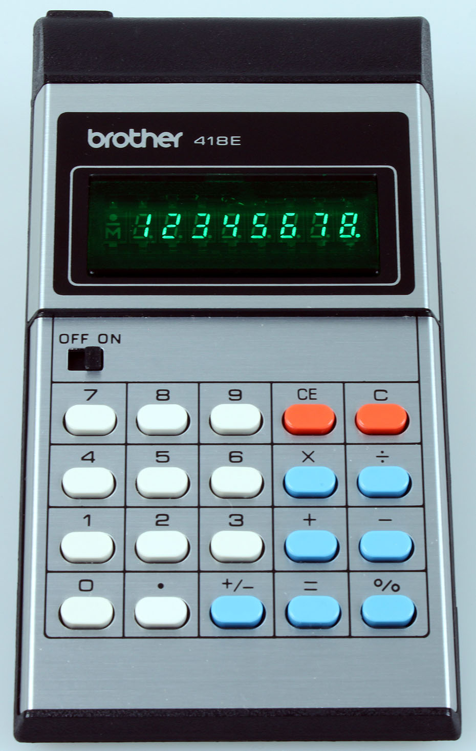 Taschenrechner Brother 418E-II von 1976