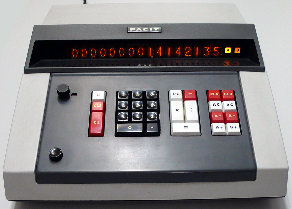 Tischrechner Facit 1125 von 1968