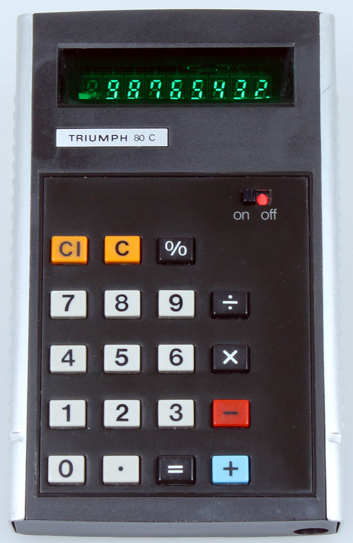 Taschenrechner Triumph 80 C / EC 21B von 1975