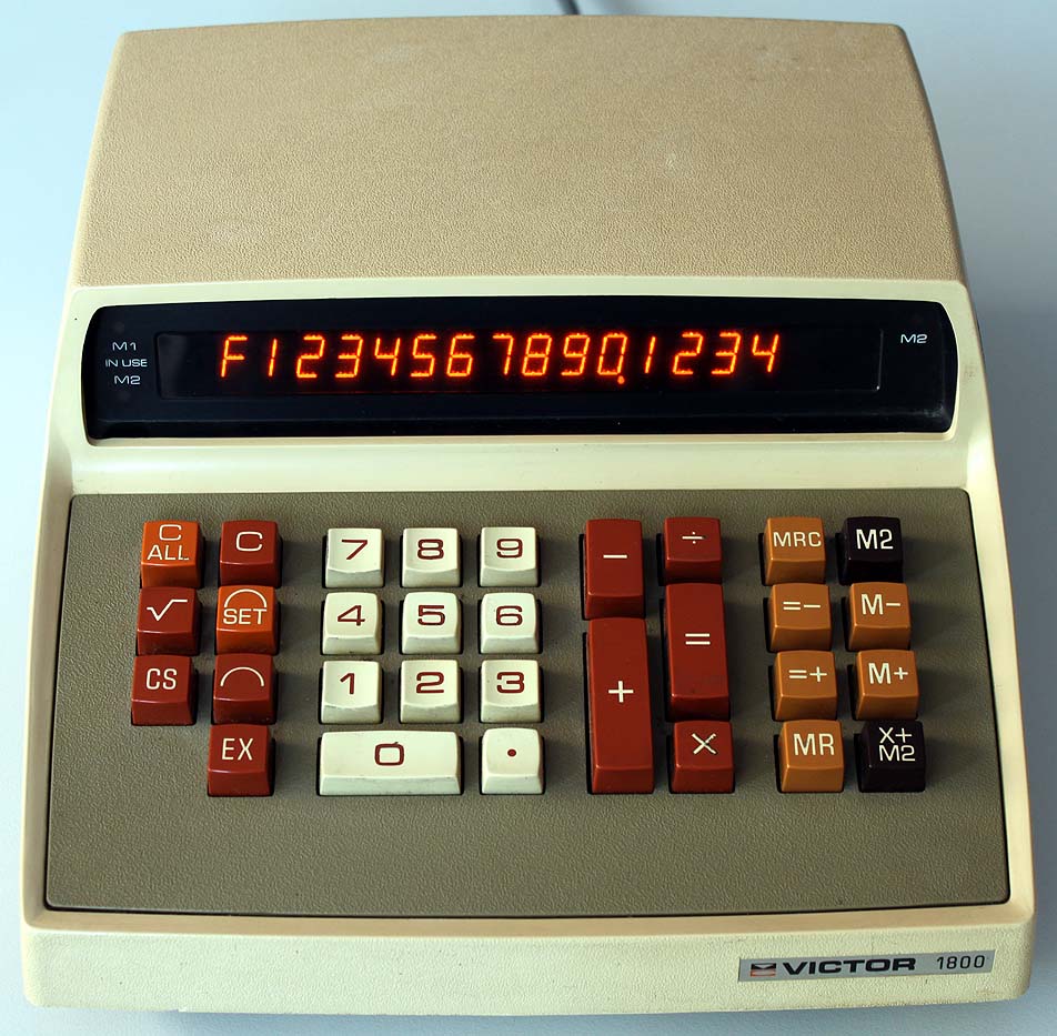 Tischrechner Victor 1800 (18-1542) von 1971