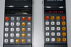 Taschenrechner Aristo M85 von 1977 und M65 von 1974