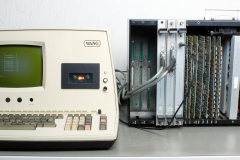 WANG 2200-T4 mit offener Systemeinheit von 1975